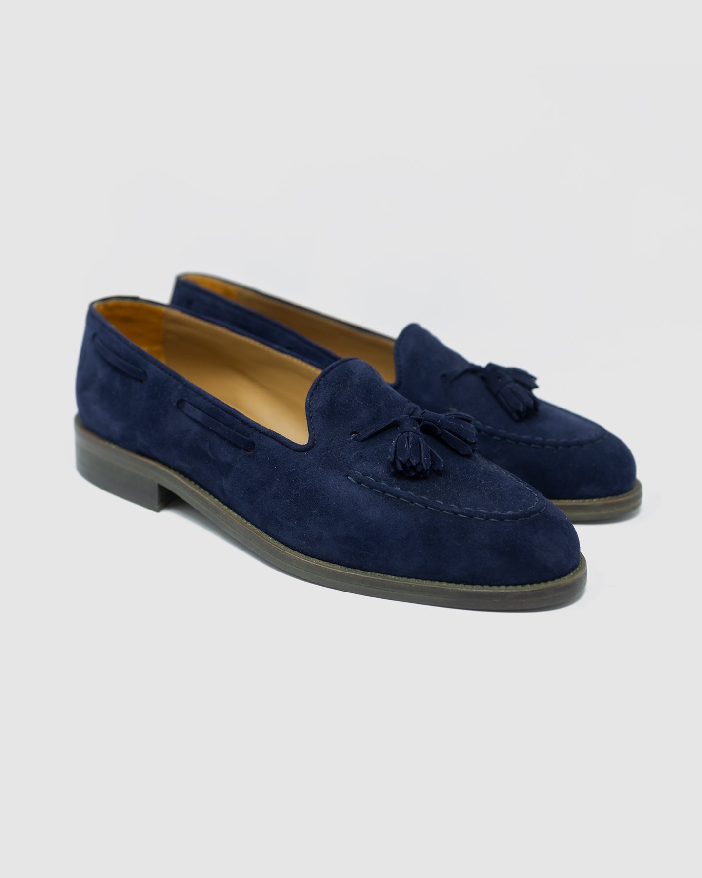 Monkfer in blue suede