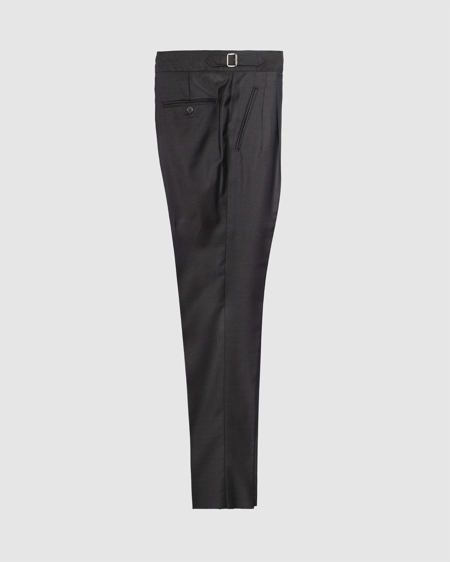 Pantalone Oia in Lana Grigio Scuro