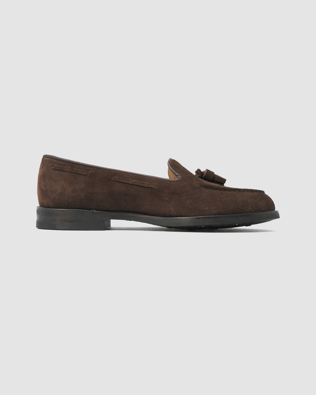 BUTTERFLY MOCCASIN IN BROWN SUEDE