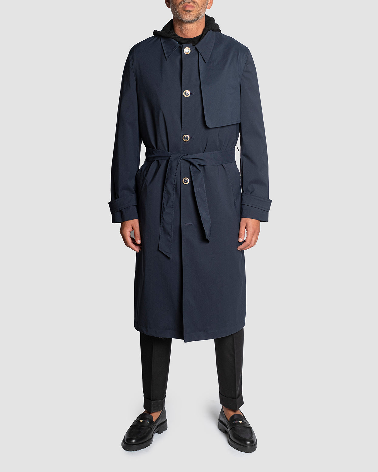 Trench Lungo T-WAY Rain-System Blu Navy MP