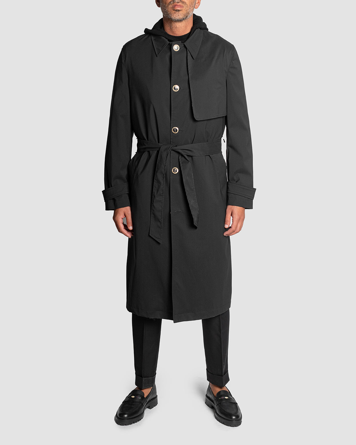 Trench Lungo T-WAY Rain-System Black MP