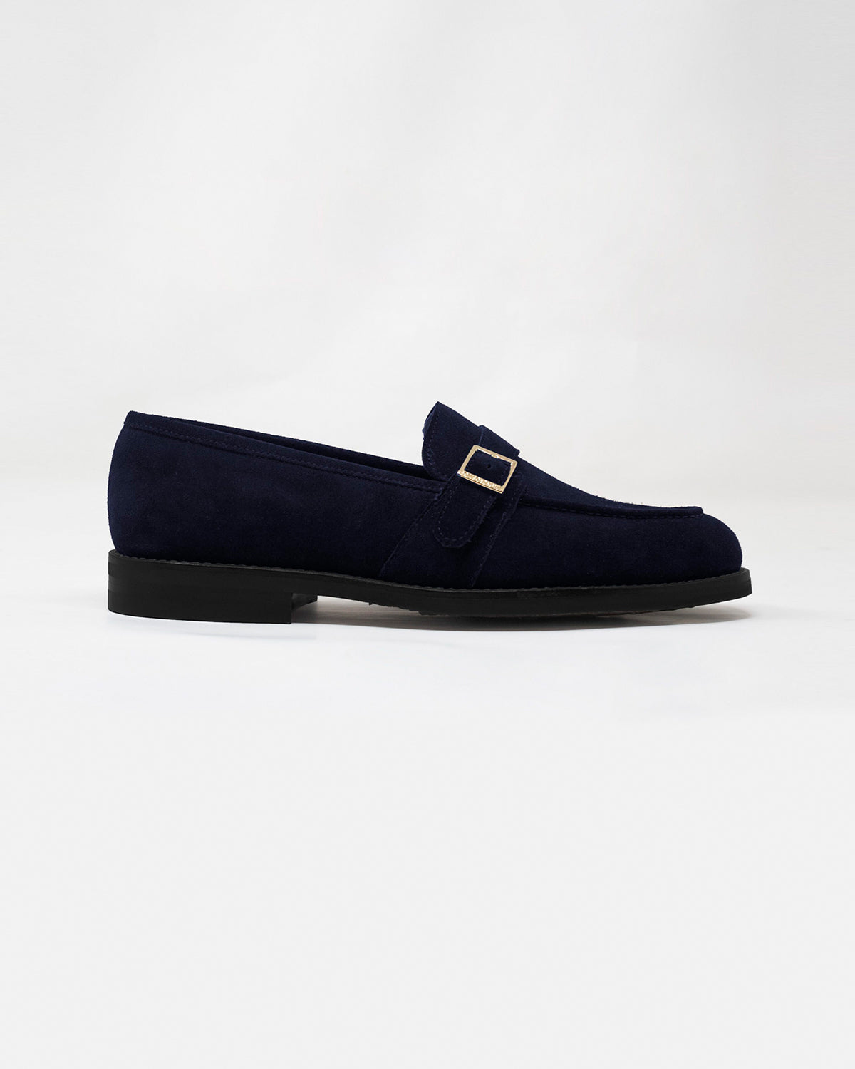 Monkfer in blue suede