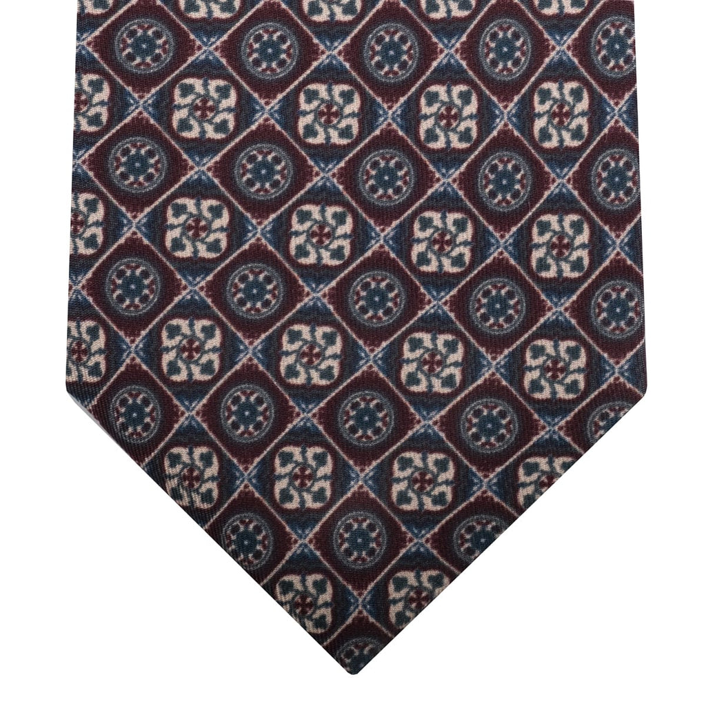 Cravatta in seta Dalmut tiles