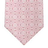 Cravatta in seta rose tiles