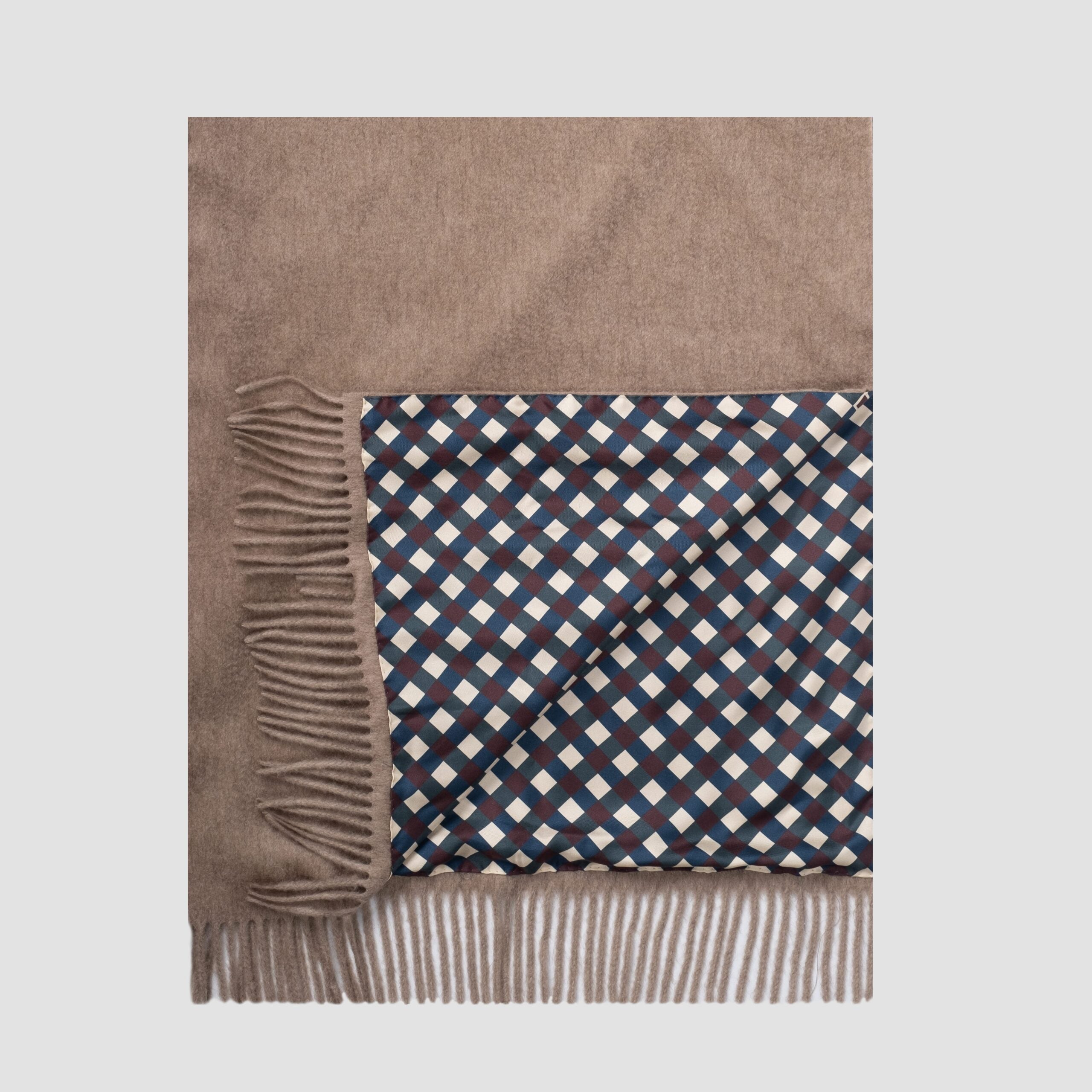 BEIGE ZIBESILK SCARF