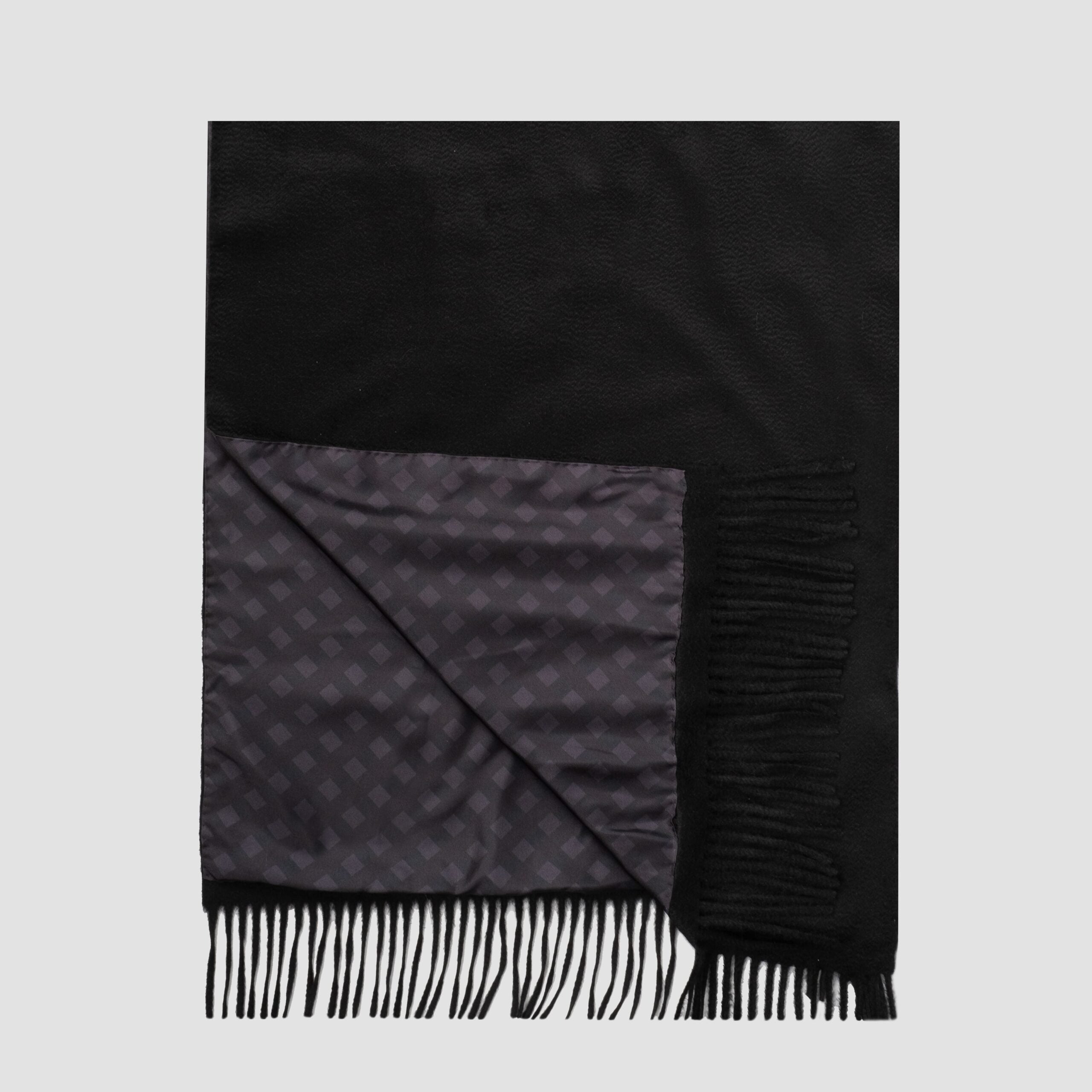 BLACK ZIBESILK SCARF