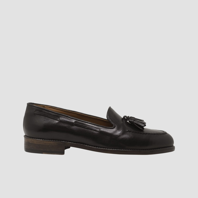 BUTTERFLY LOAFER IN BROWN LEATHER