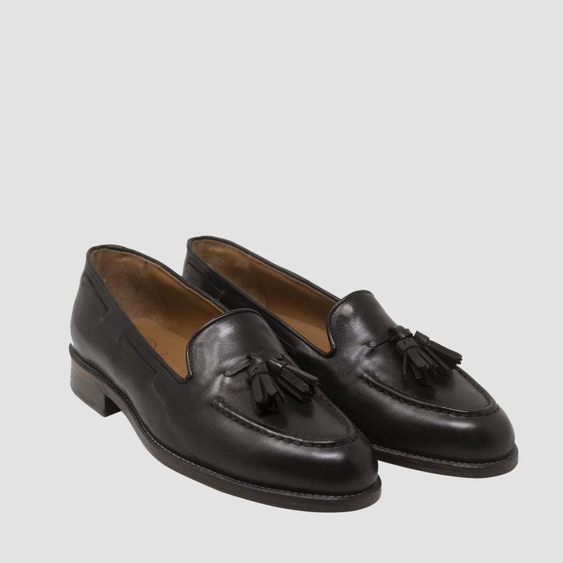 BUTTERFLY LOAFER IN BROWN LEATHER